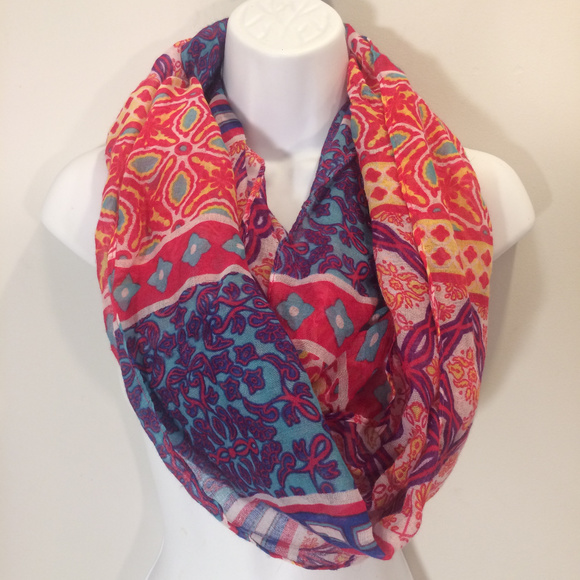 Accessories - Multicolored Womens OS Infinity Scarf Wrap Hijab